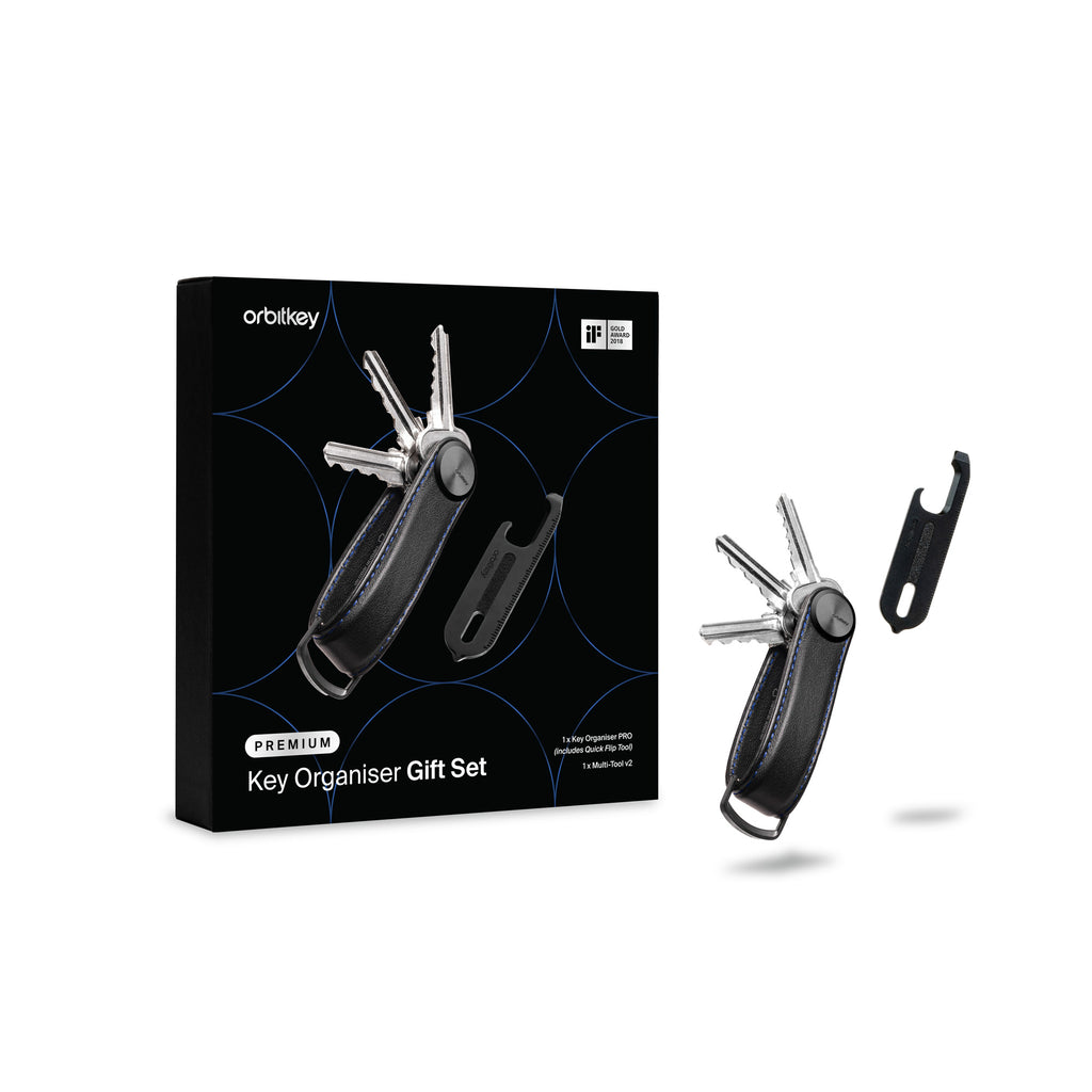 Key Organiser Pro Gift Set Black - Blue